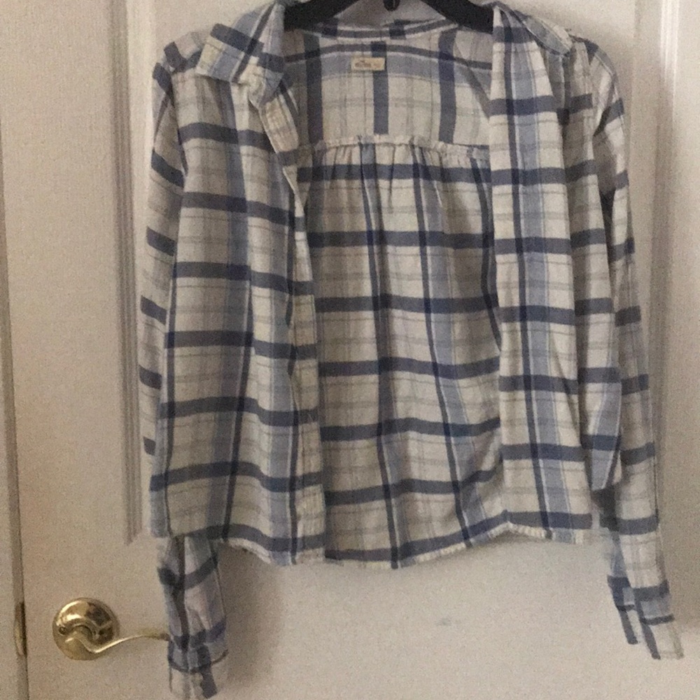 Light blue flannel
